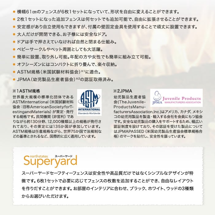 スーパーヤード 追加フェンス ウッド NS4941