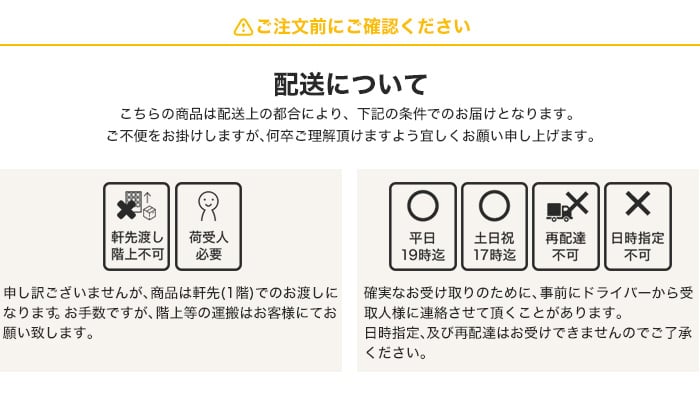 配送について