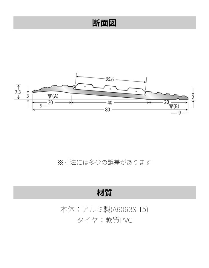 床見切り ゼット押え アルミ 20-156(L)-1 穴無(対応厚み:~3mm) 既製サイズ 2m